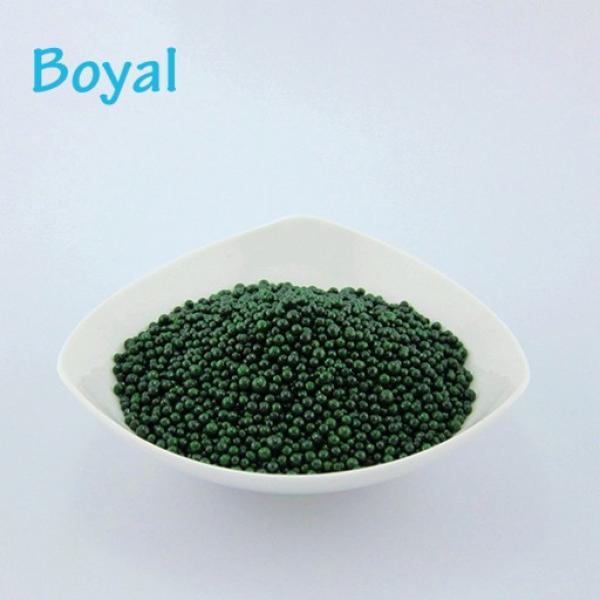 green coated slow release granular state 2-4mm shiny ball NPK 13-1-2 #1 image