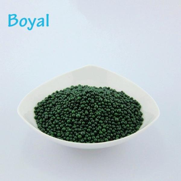 Best price organic npk fertilizer coated resin humic acid shiny ball, slow release npk 13-1-2 #1 image